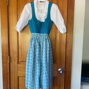 Hammerschmid dirndl dress, apron, blouse from Bavaria NWT